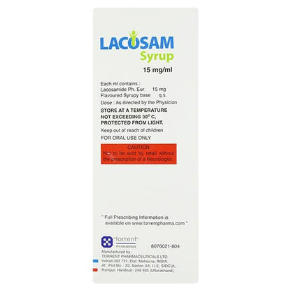Lacosam 15mg Syrup 200ml - Global Surgicals