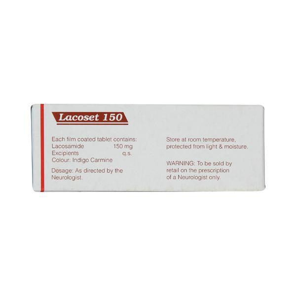 Lacoset 150mg Tablet 10'S - Global Surgicals