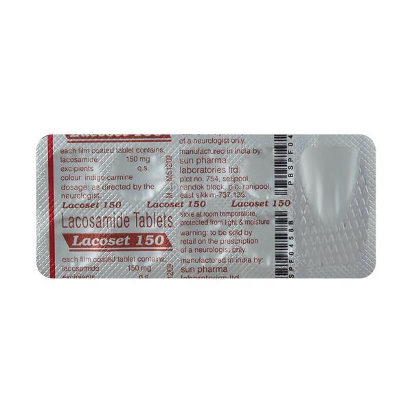 Lacoset 150mg Tablet 10'S - Global Surgicals