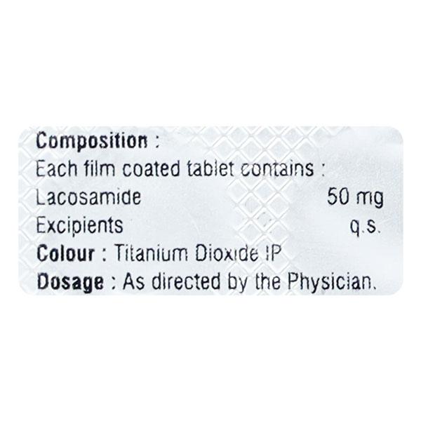 LACOSMART 50 Tablet 10's - Global Surgicals