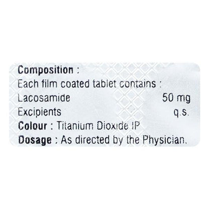 LACOSMART 50 Tablet 10's - Global Surgicals