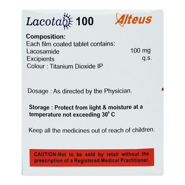 LACOTAB 100 Tablet 15's - Global Surgicals