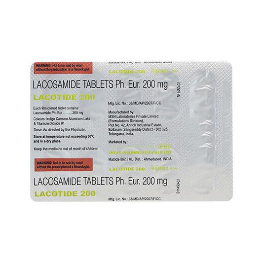 Lacotide 200mg Tablet 10'S - Global Surgicals