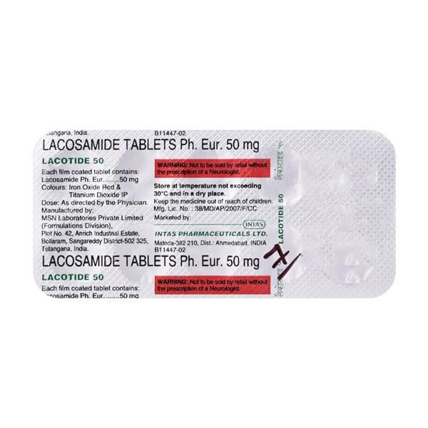 Lacotide 50mg Tablet 10'S - Global Surgicals