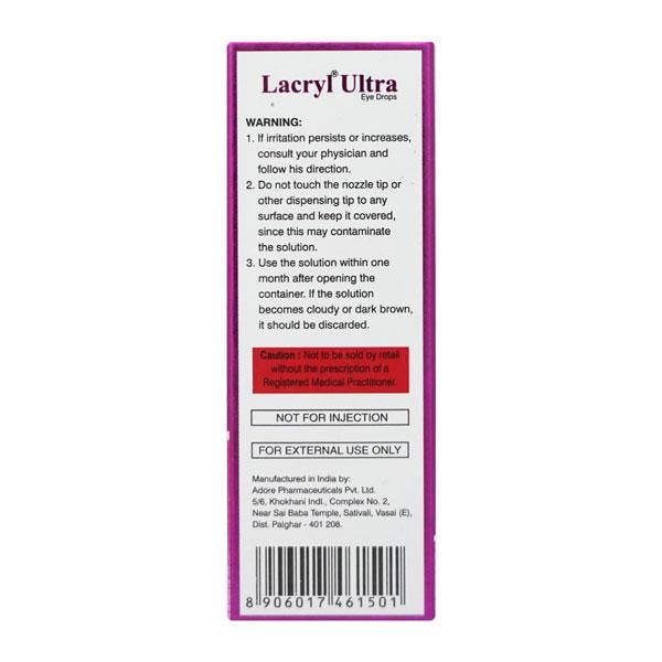 Lacryl Ultra Eye Drops 10ml - Global Surgicals