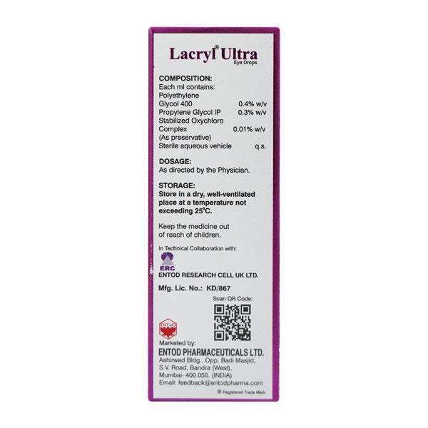 Lacryl Ultra Eye Drops 10ml - Global Surgicals
