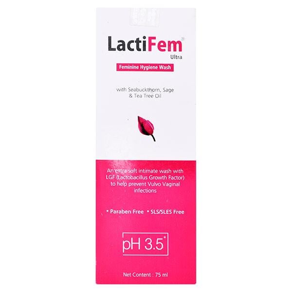LACTIFEM ULTRA FEMININE HYGIENE Wash 75ml - Global Surgicals