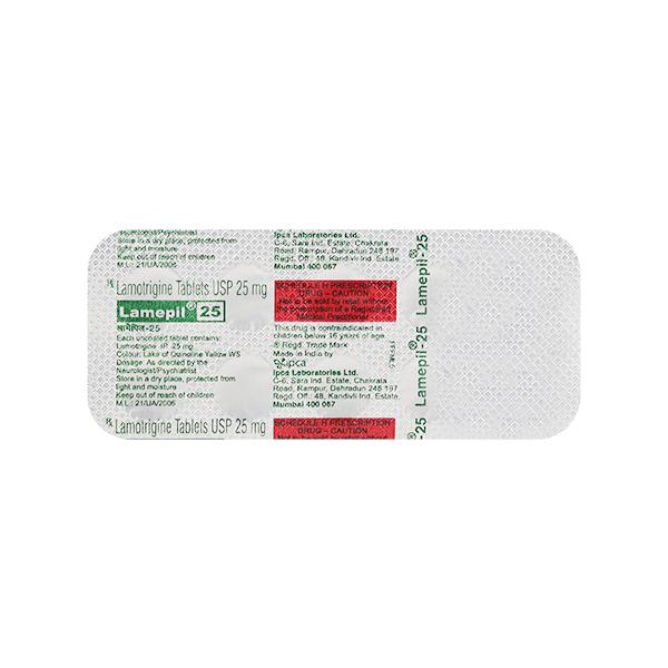 Lamepil 25mg Tablet 10'S - Global Surgicals