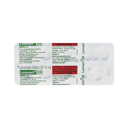 Lamepil 25mg Tablet 10'S - Global Surgicals