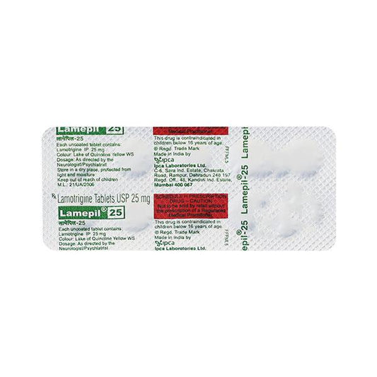Lamepil 25mg Tablet 10'S - Global Surgicals