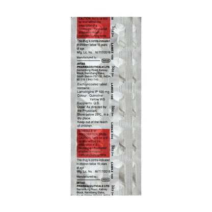 Lamez 100mg Tablet 10'S - Global Surgicals