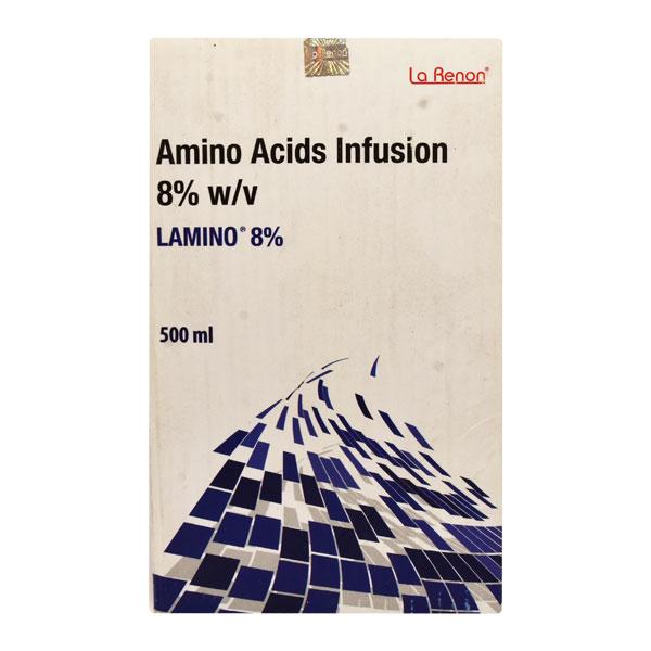 LAMINO 8% Infusion 500ml - Global Surgicals
