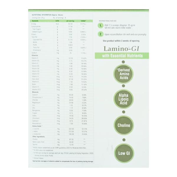 Lamino GI Sugar Free Cherry Flavour Powder 200gm - Global Surgicals
