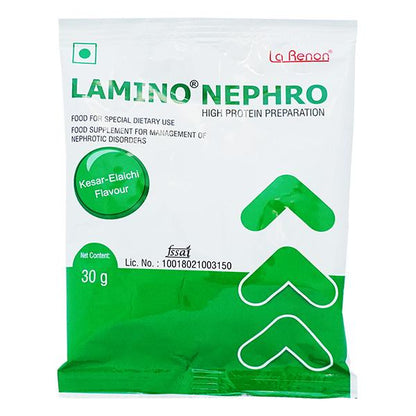 Lamino Nephro Kesar Elaichi Flavour Powder 30gm - Global Surgicals