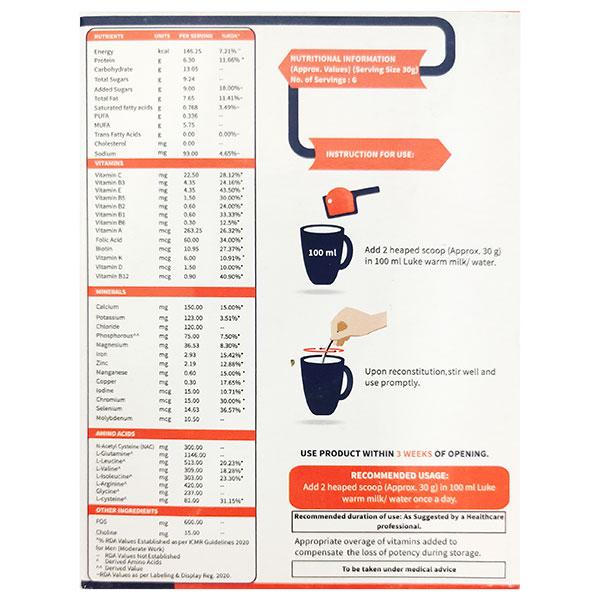 Lamino Respi Strawberry Flavour Powder 200gm - Global Surgicals