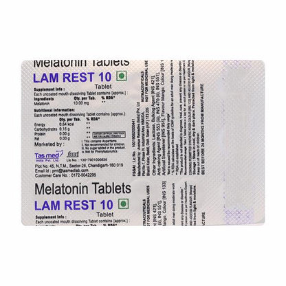 LAMREST 10 Tablet 15's - Global Surgicals