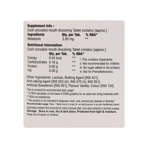 LAMREST 3 Tablet 15's - Global Surgicals