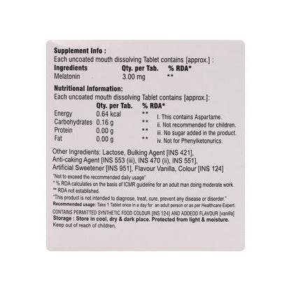 LAMREST 3 Tablet 15's - Global Surgicals