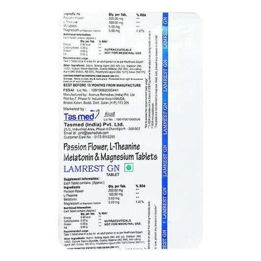 LAMREST GN Tablet 10's - Global Surgicals
