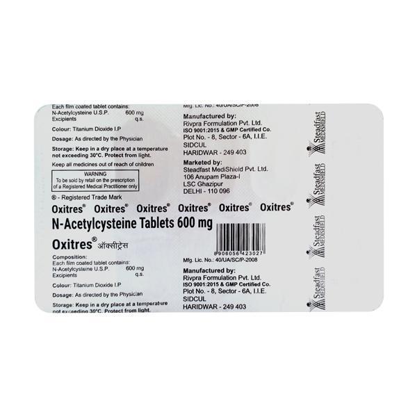 Oxitres 600mg Tablet 10'S