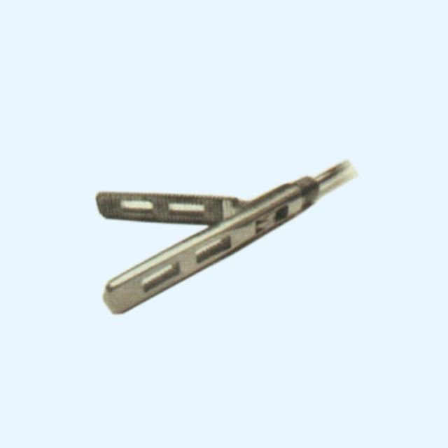 Laparomed Fenestrated Double Slit Grasping Forcep - Global Surgicals