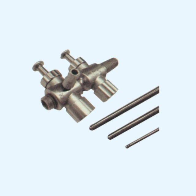 Laparomed Trumpet valve Suction Irrigation with Cannula - Global Surgicals