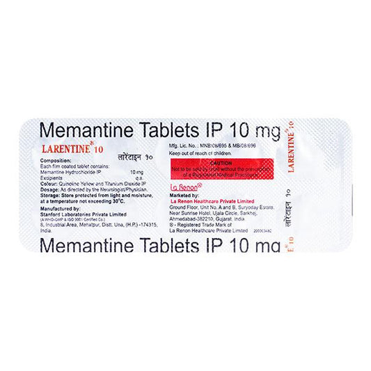 Larentine 10mg Tablet 10'S - Global Surgicals