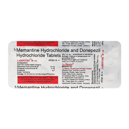 Larentine D 10 Tablet 10'S - Global Surgicals