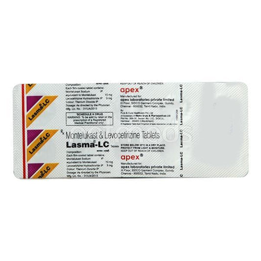 Lasma LC Tablet 10'S - Global Surgicals