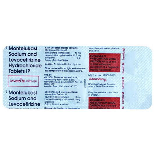 Laveta M Tablet 10'S - Global Surgicals