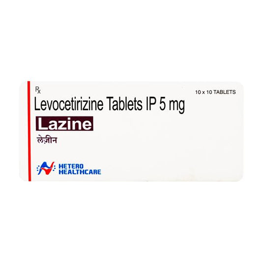 LAZINE 5mg Tablet 10's - Global Surgicals