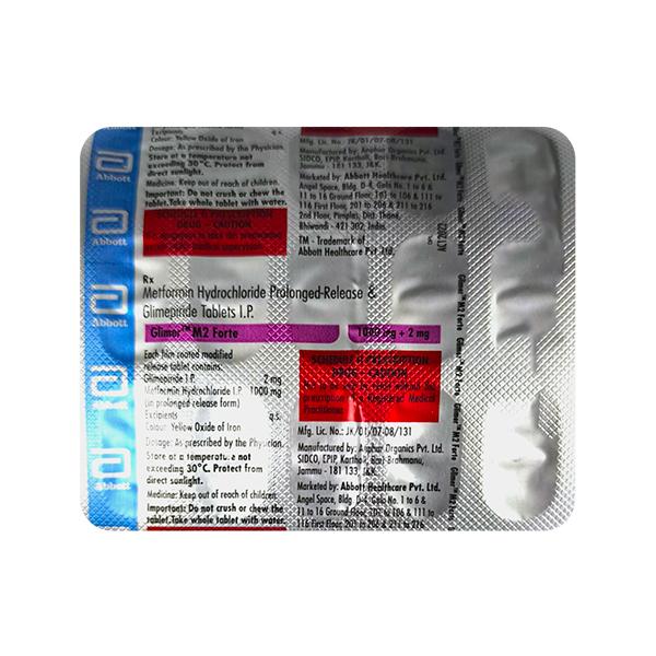 GLIMER M2 FORTE Tablet 15's