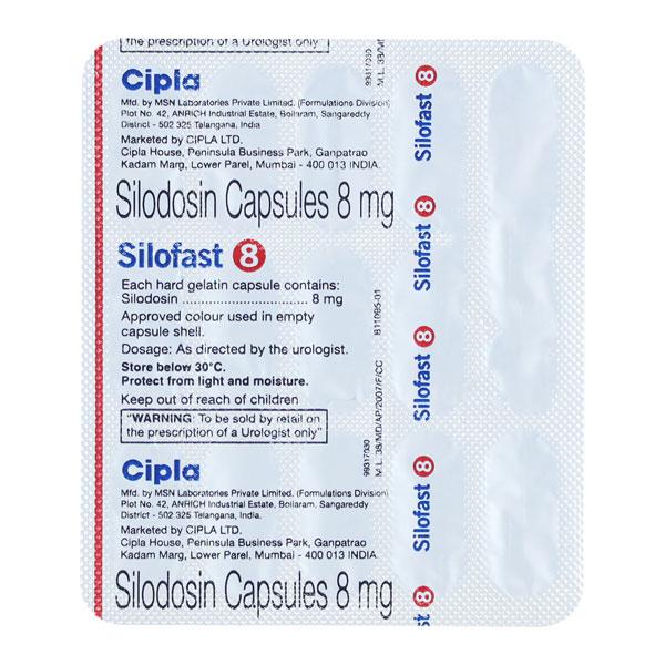 Silofast 8mg Capsule 15'S