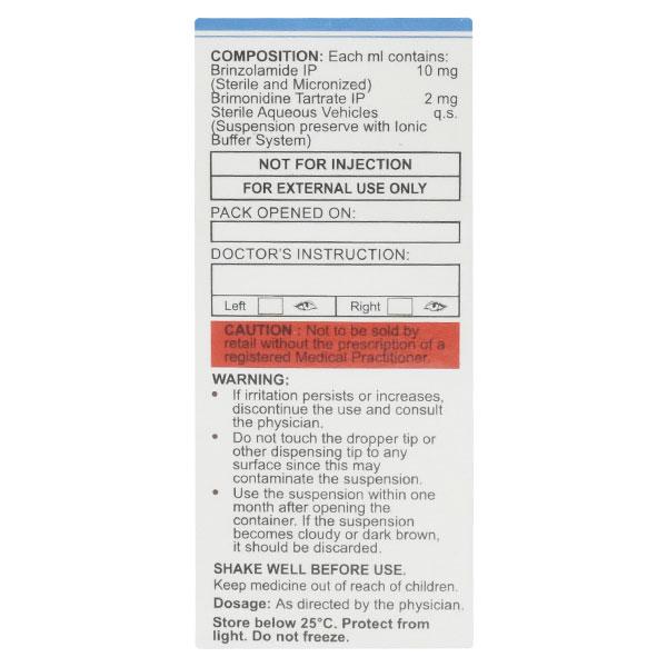 SENTIBRIM BZ Ophthalmic Suspension 5ml