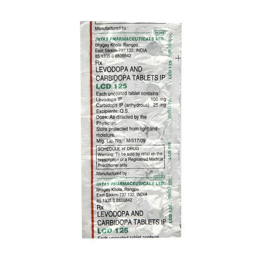 LCD 125 Tablet 10'S - Global Surgicals