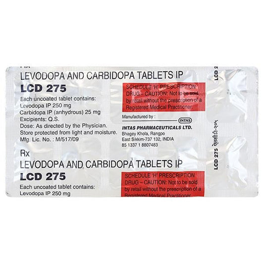 LCD 275mg Tablet 10's - Global Surgicals