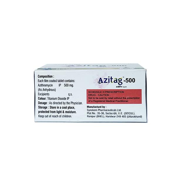 AZITAG 500 Tablet 10's