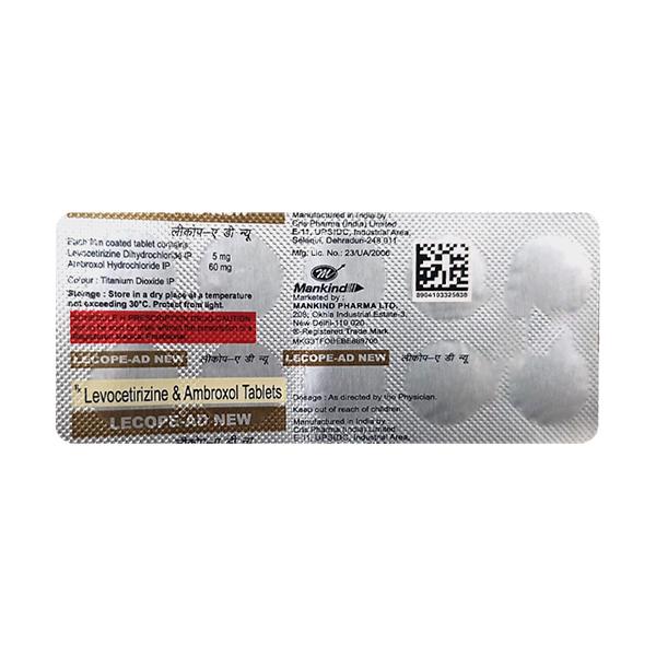 LECOPE AD NEW Tablet 10's - Global Surgicals