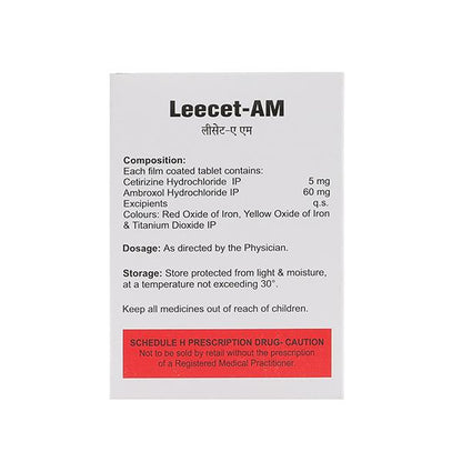 LEECET AM Tablet 10's - Global Surgicals