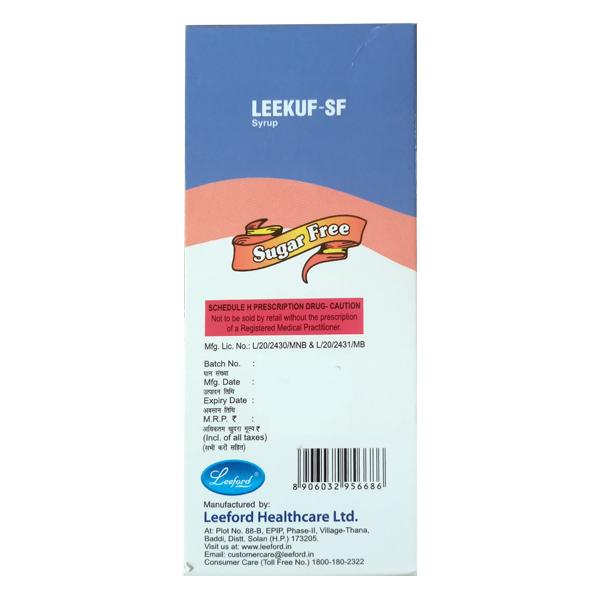 LEEKUF SF Syrup 100ml - Global Surgicals
