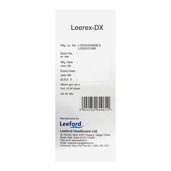 LEEREX DX Syrup 100ml - Global Surgicals