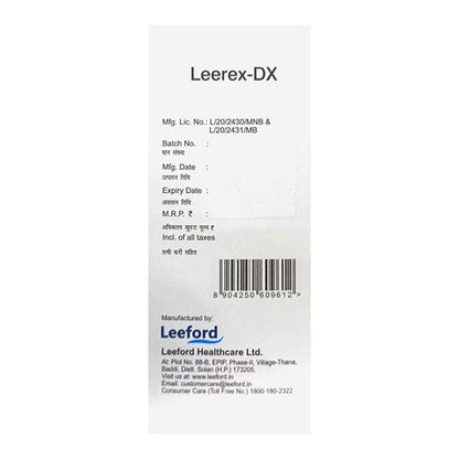 LEEREX DX Syrup 100ml - Global Surgicals