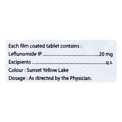 LEFDAC 20mg Tablet 10's - Global Surgicals
