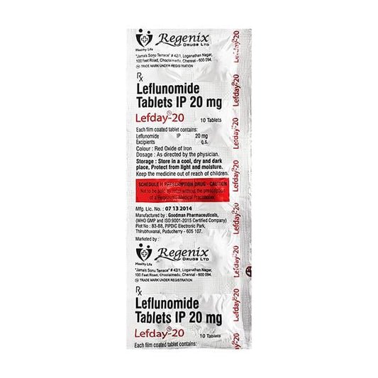 LEFDAY 20 Tablet 10's - Global Surgicals