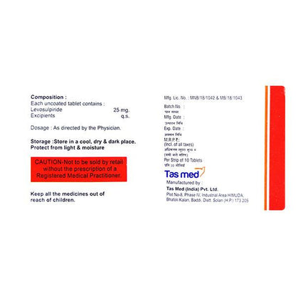 LEFIT 25mg Tablet 10's - Global Surgicals