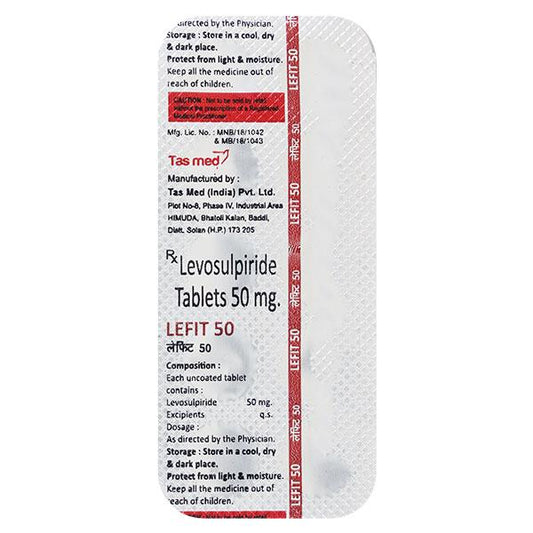LEFIT 50mg Tablet 10's - Global Surgicals