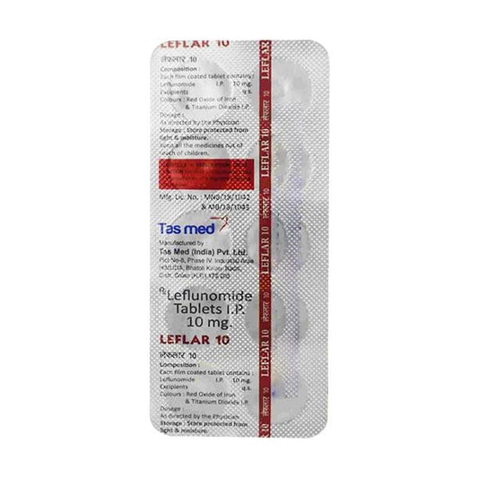 LEFLAR 10 Tablet 10's - Global Surgicals