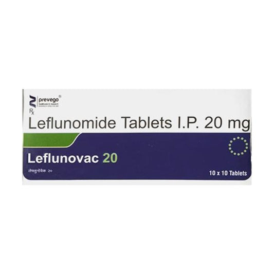 LEFLUNOVAC 20 Tablet 10's - Global Surgicals