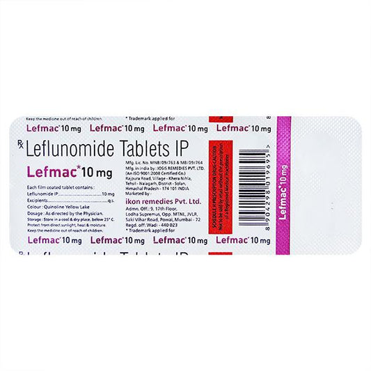 LEFMAC 10mg Tablet 10's - Global Surgicals