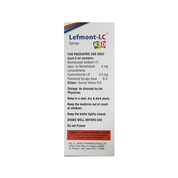 LEFMONT LC Kid Syrup 60ml - Global Surgicals